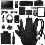 18.4 Laptop Backpack for Men, 55L Extra Large Gaming Laptops Backpack with USB Charger Port, TSA Friendly Flight Approved RFID Anti-theft Pocket, Water Resistant Suiltable for Travel Business Work - Image 6
